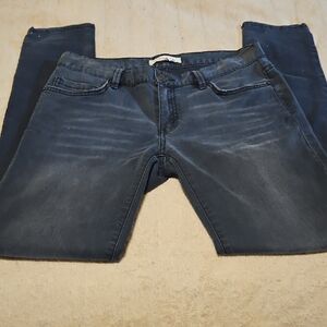 BCBGeneration Women's Skinny Jeans in Dark Blue Wash